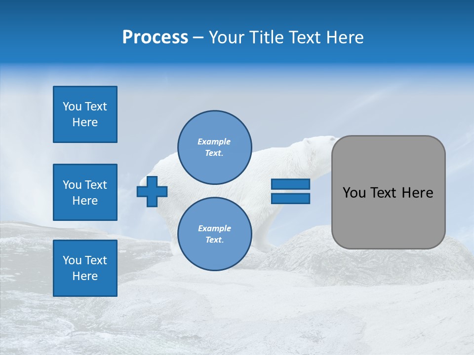 Predator Animal White PowerPoint Template