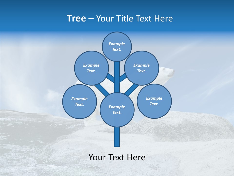 Predator Animal White PowerPoint Template