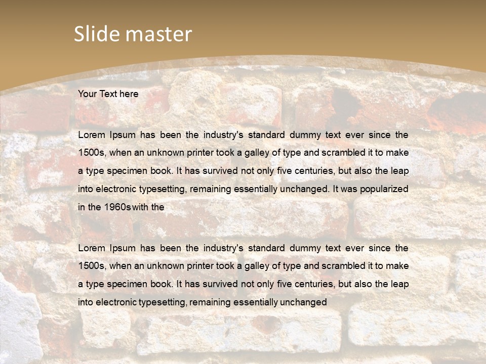 Old Abstract Scrapbook PowerPoint Template