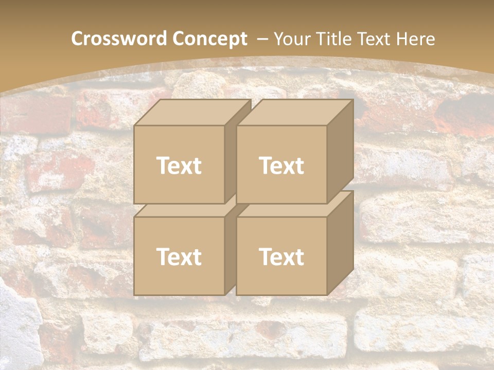 Old Abstract Scrapbook PowerPoint Template