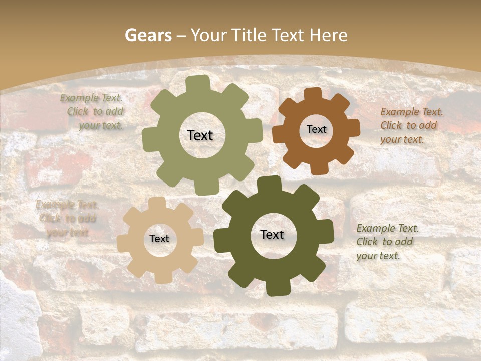 Old Abstract Scrapbook PowerPoint Template