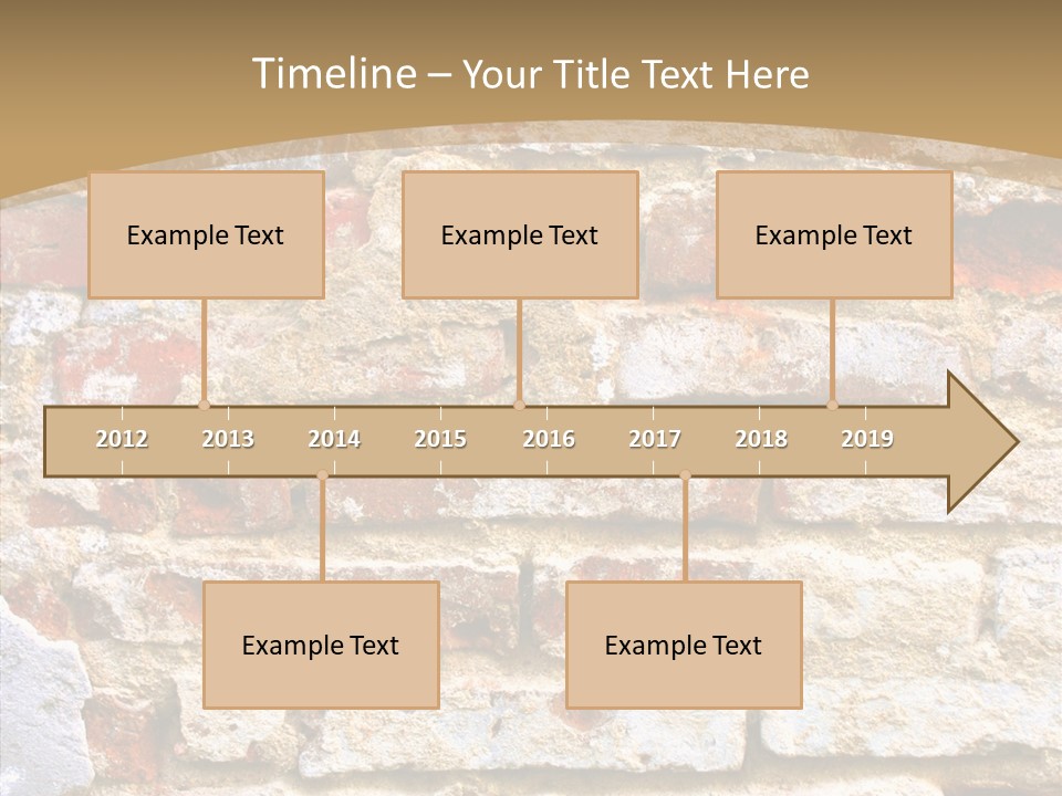Old Abstract Scrapbook PowerPoint Template
