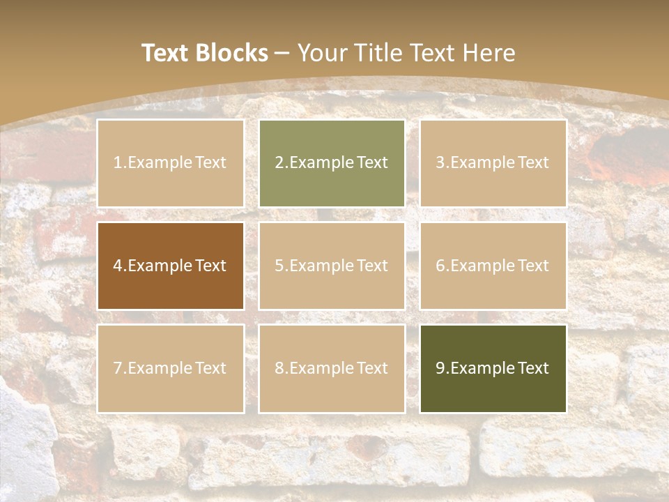 Old Abstract Scrapbook PowerPoint Template