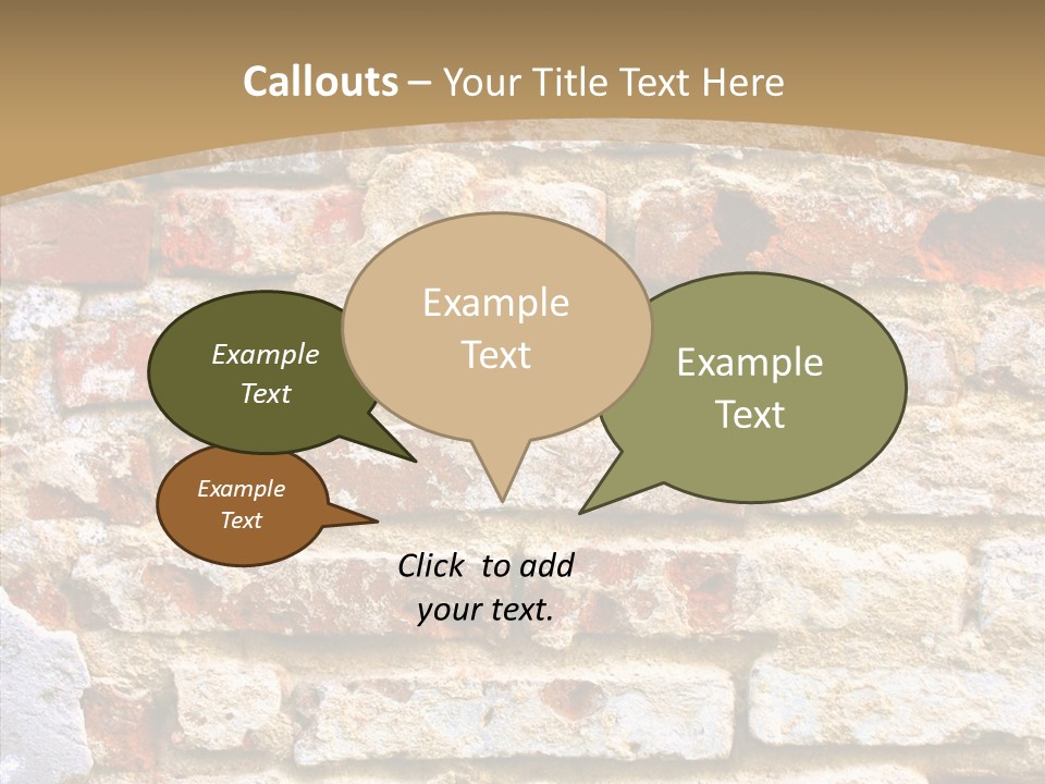 Old Abstract Scrapbook PowerPoint Template