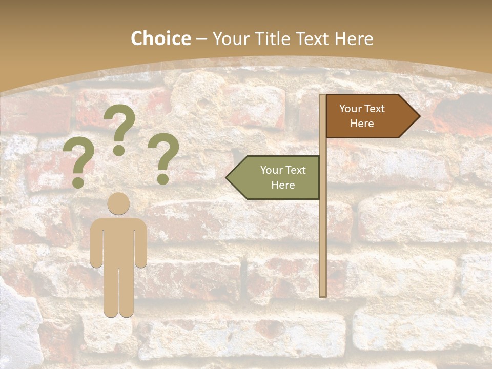 Old Abstract Scrapbook PowerPoint Template