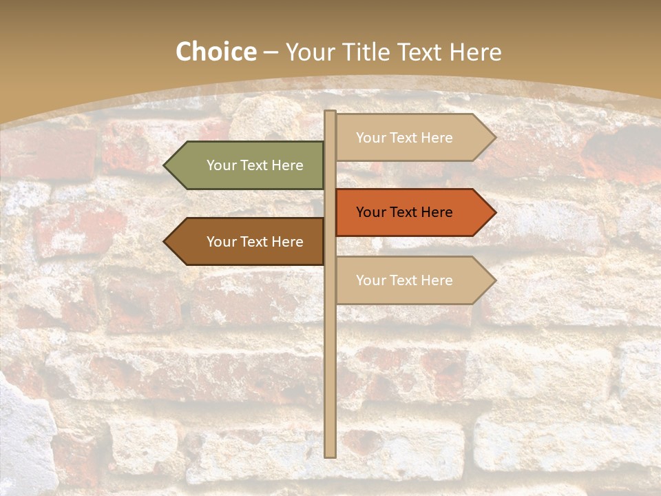 Old Abstract Scrapbook PowerPoint Template