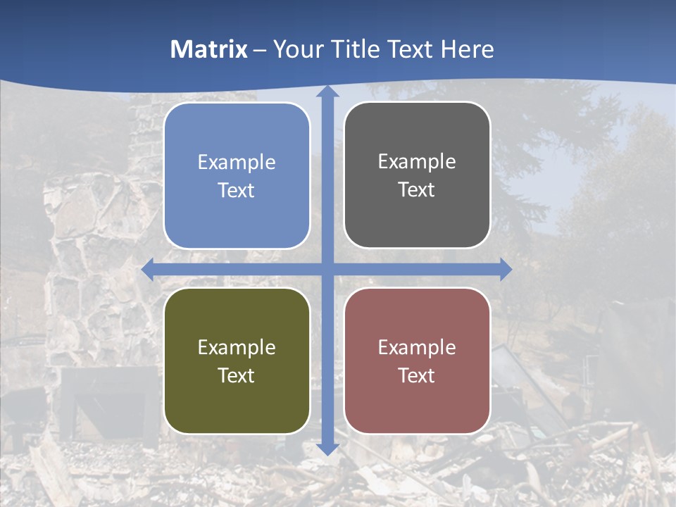 Transportation American Flag Home PowerPoint Template