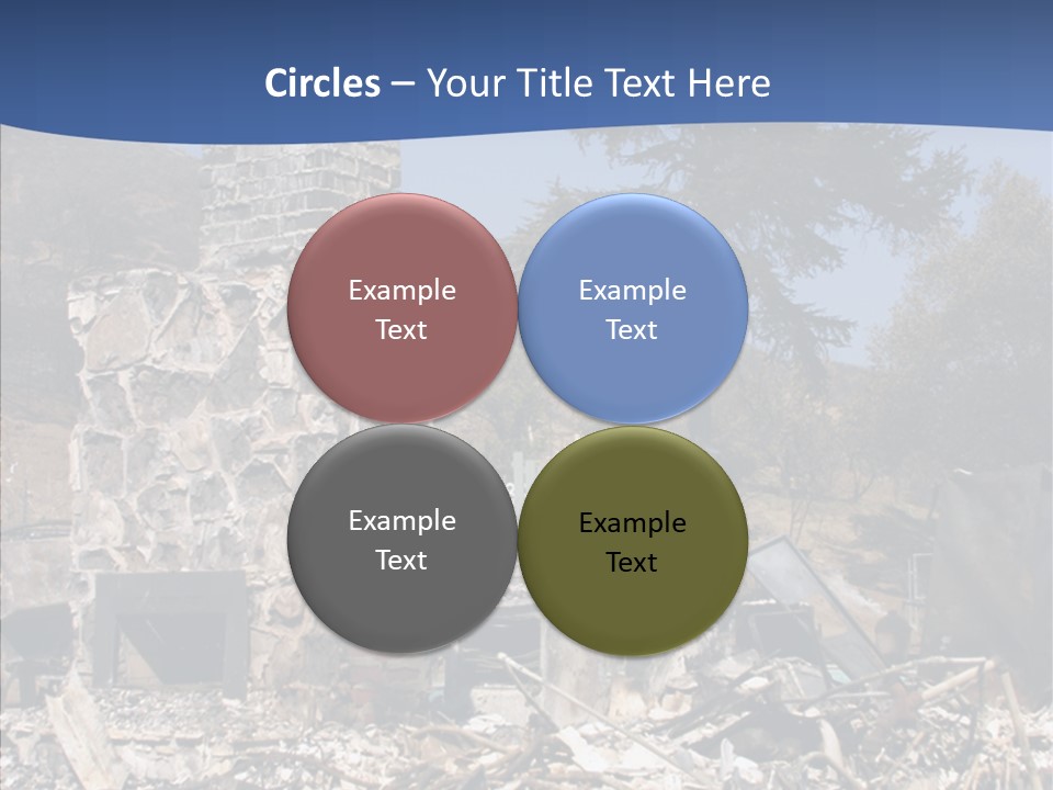 Transportation American Flag Home PowerPoint Template