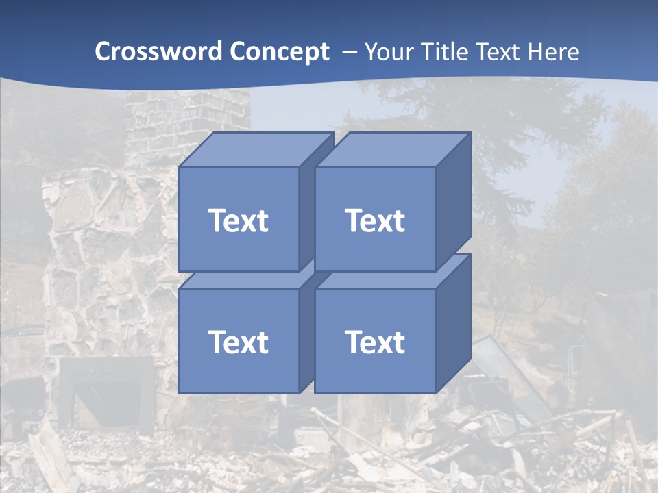 Transportation American Flag Home PowerPoint Template