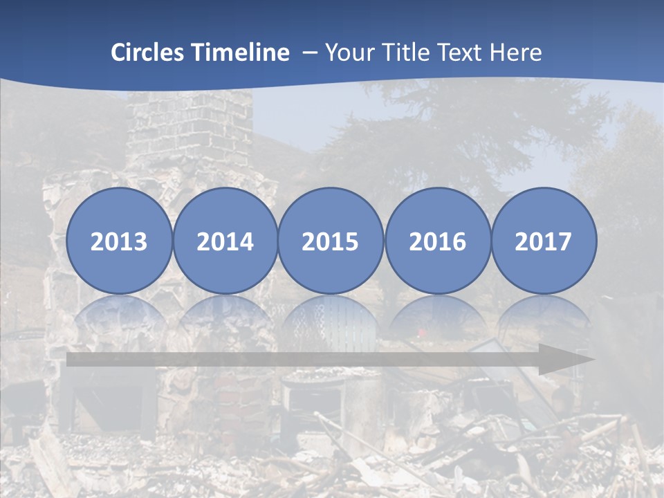 Transportation American Flag Home PowerPoint Template