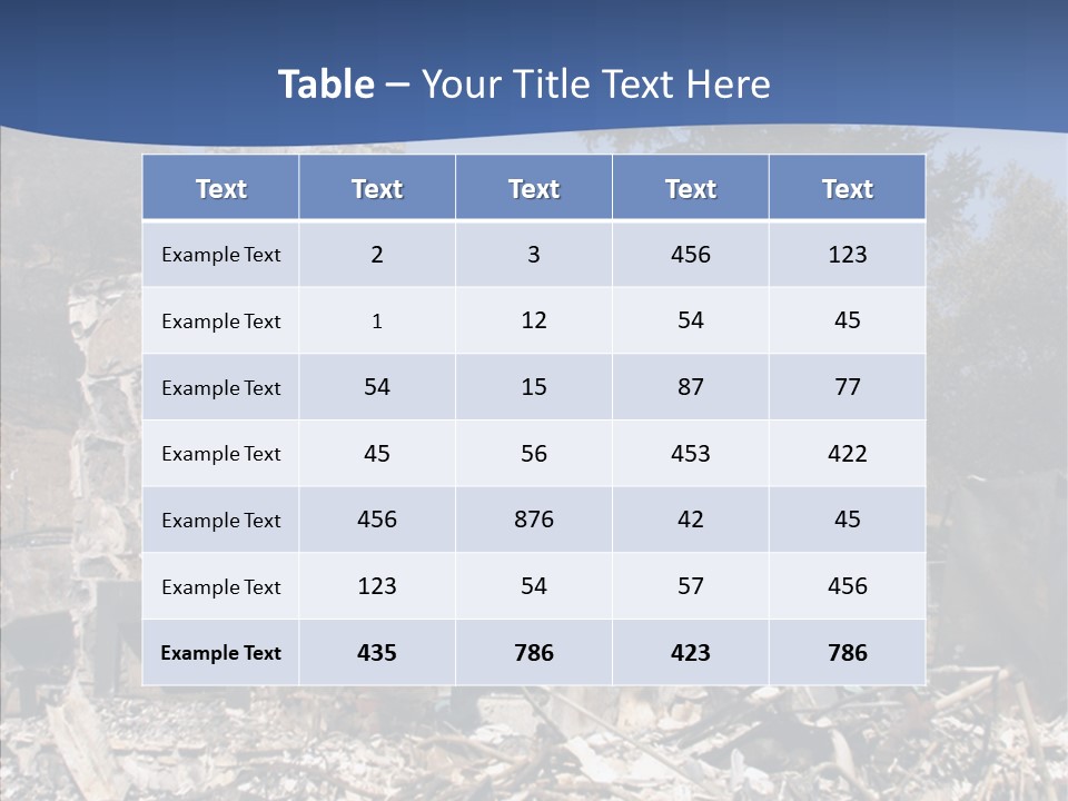 Transportation American Flag Home PowerPoint Template