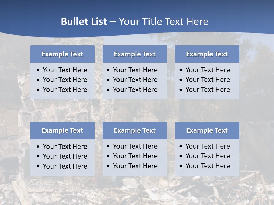 Transportation American Flag Home PowerPoint Template