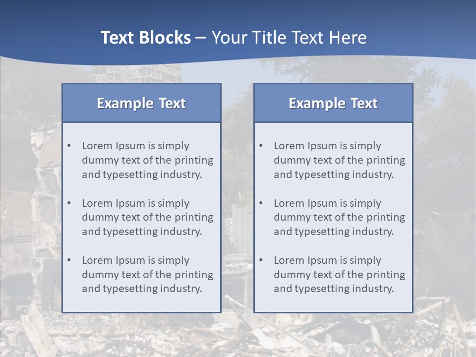 Transportation American Flag Home PowerPoint Template
