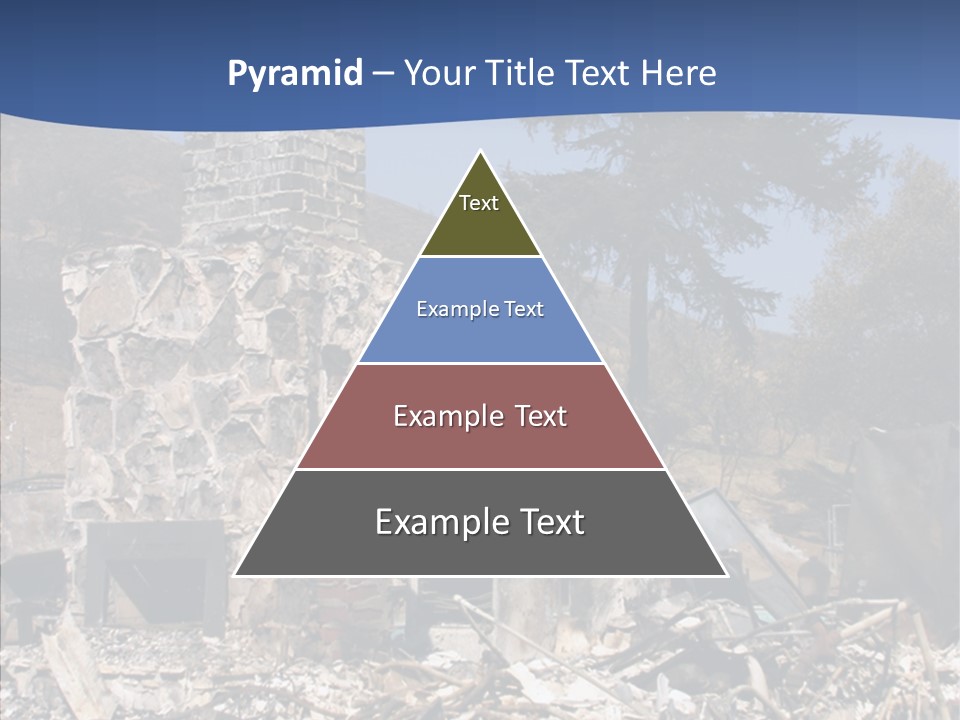 Transportation American Flag Home PowerPoint Template