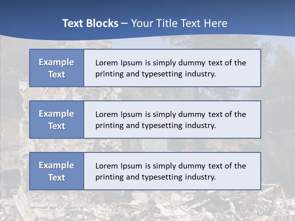 Transportation American Flag Home PowerPoint Template