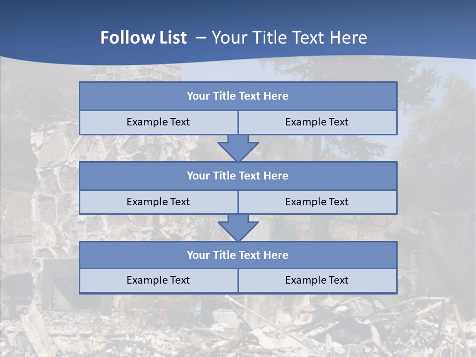 Transportation American Flag Home PowerPoint Template