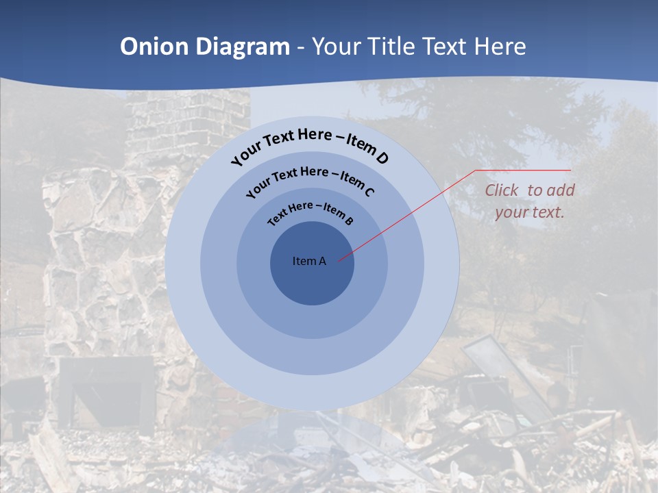 Transportation American Flag Home PowerPoint Template