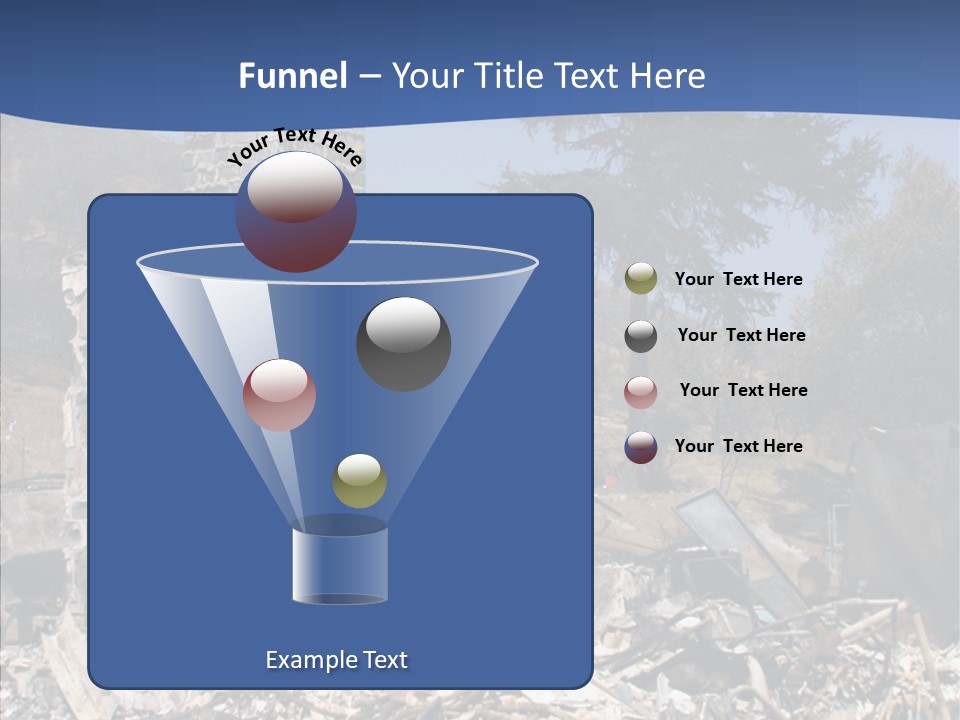 Transportation American Flag Home PowerPoint Template