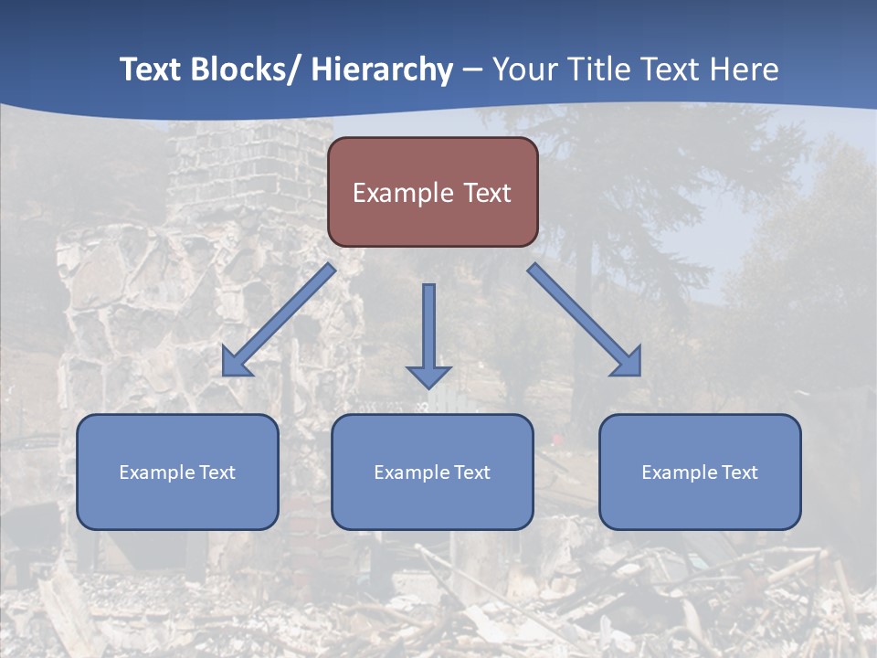 Transportation American Flag Home PowerPoint Template