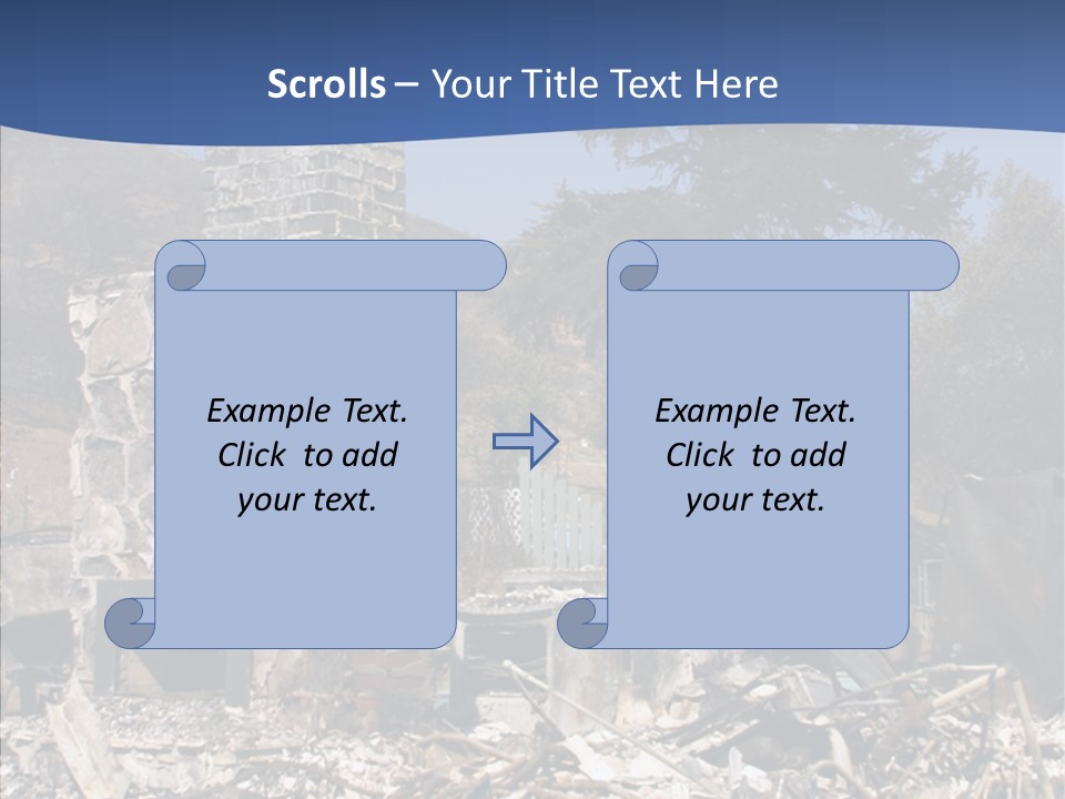 Transportation American Flag Home PowerPoint Template