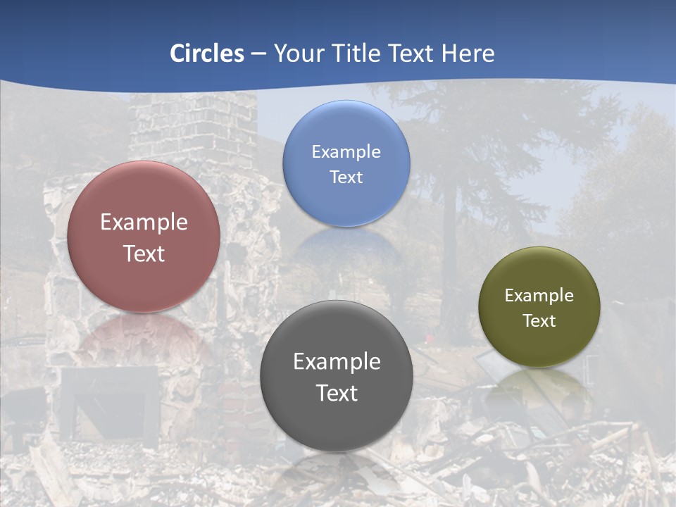 Transportation American Flag Home PowerPoint Template