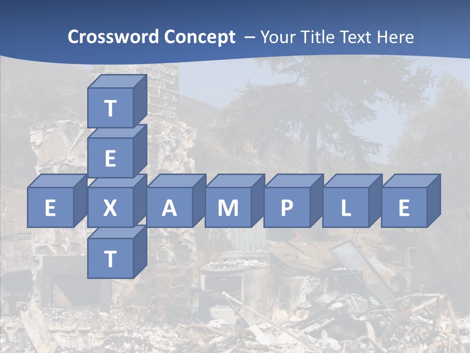 Transportation American Flag Home PowerPoint Template