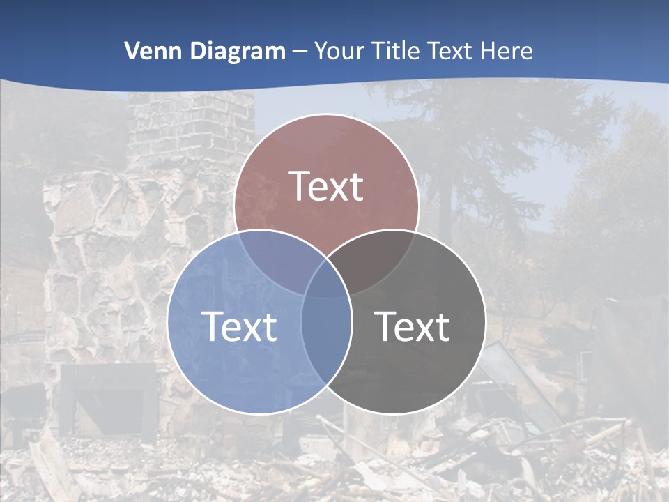 Transportation American Flag Home PowerPoint Template