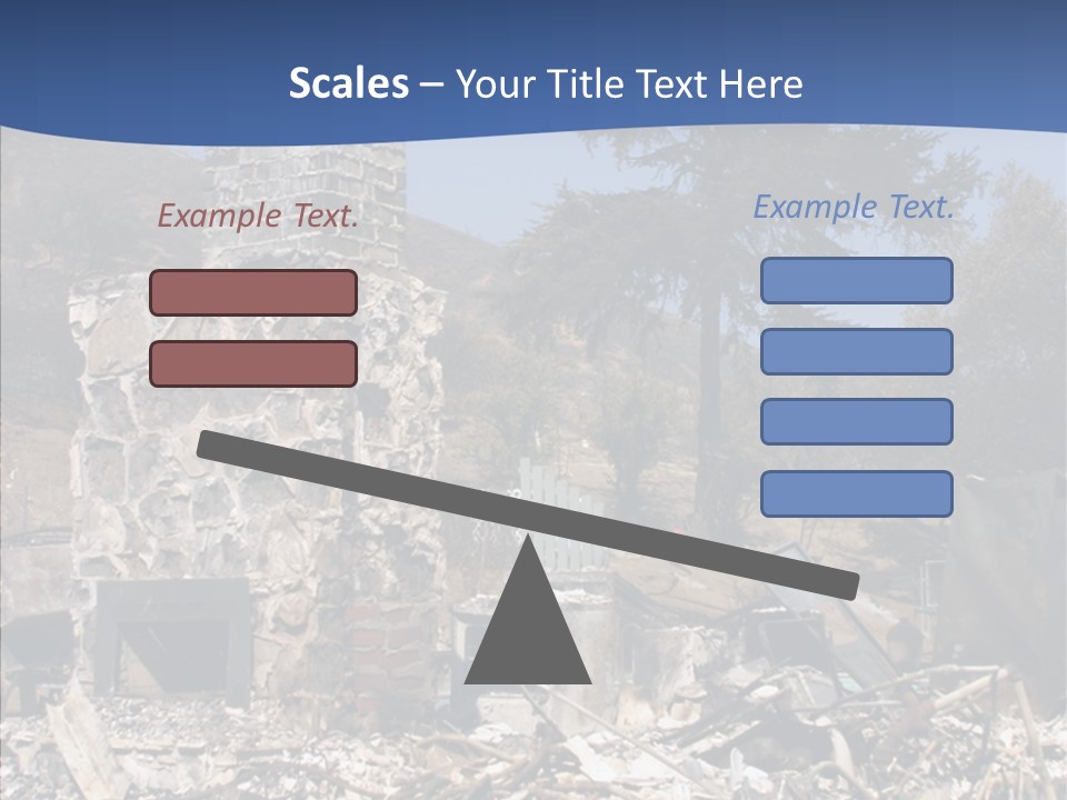 Transportation American Flag Home PowerPoint Template