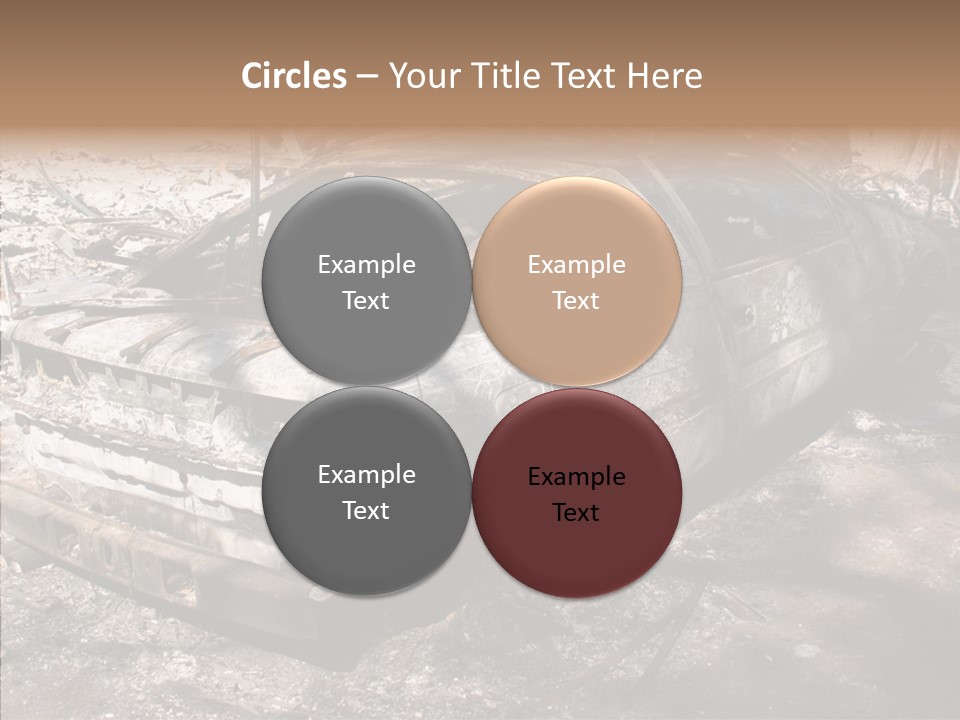 Hero God Bless You Smoke PowerPoint Template