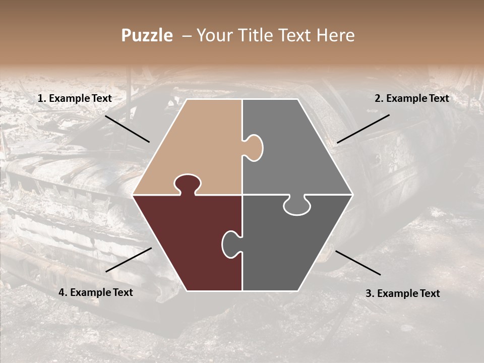 Hero God Bless You Smoke PowerPoint Template