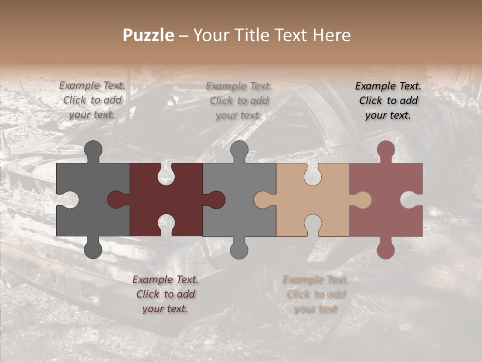 Hero God Bless You Smoke PowerPoint Template