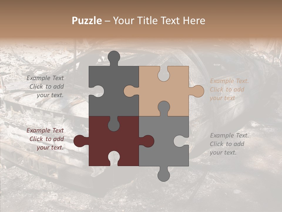 Hero God Bless You Smoke PowerPoint Template