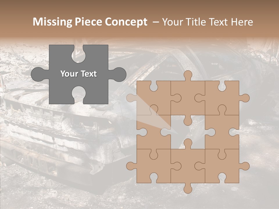 Hero God Bless You Smoke PowerPoint Template