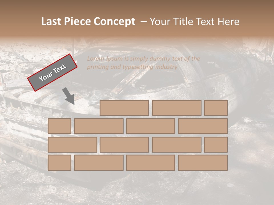 Hero God Bless You Smoke PowerPoint Template