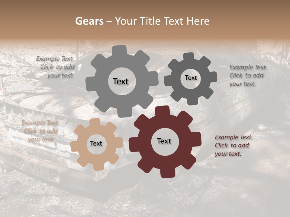 Hero God Bless You Smoke PowerPoint Template