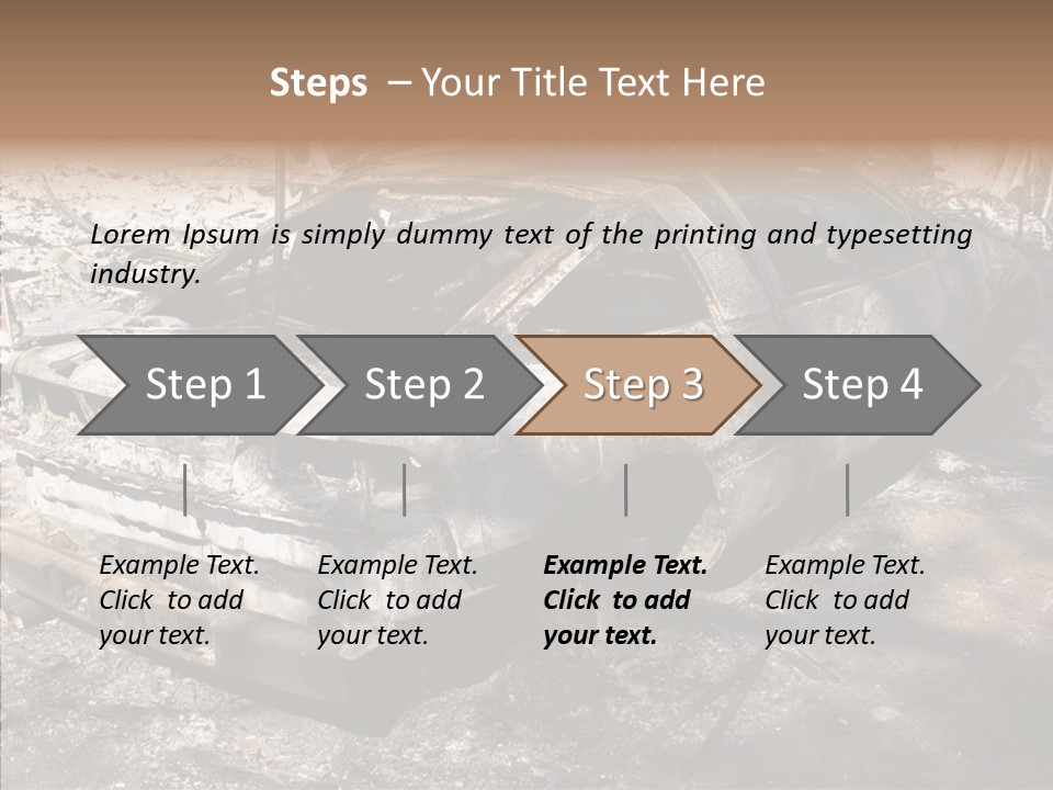 Hero God Bless You Smoke PowerPoint Template