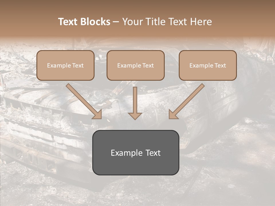 Hero God Bless You Smoke PowerPoint Template