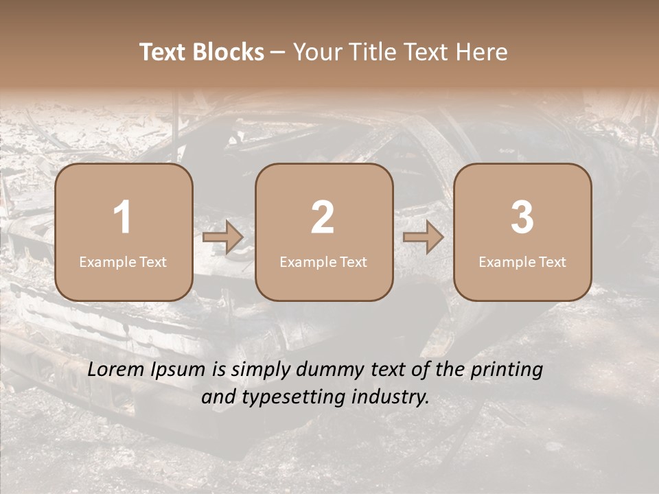 Hero God Bless You Smoke PowerPoint Template