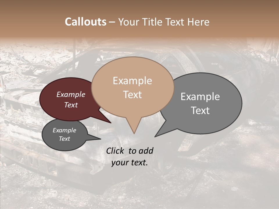 Hero God Bless You Smoke PowerPoint Template