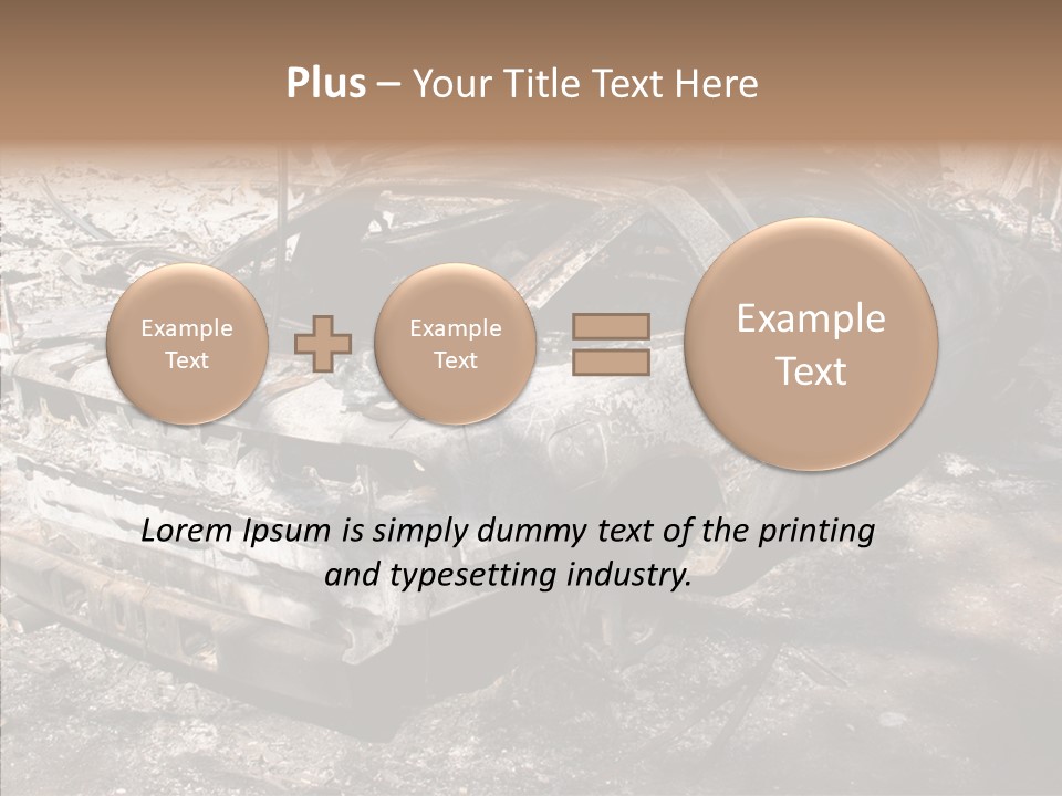 Hero God Bless You Smoke PowerPoint Template