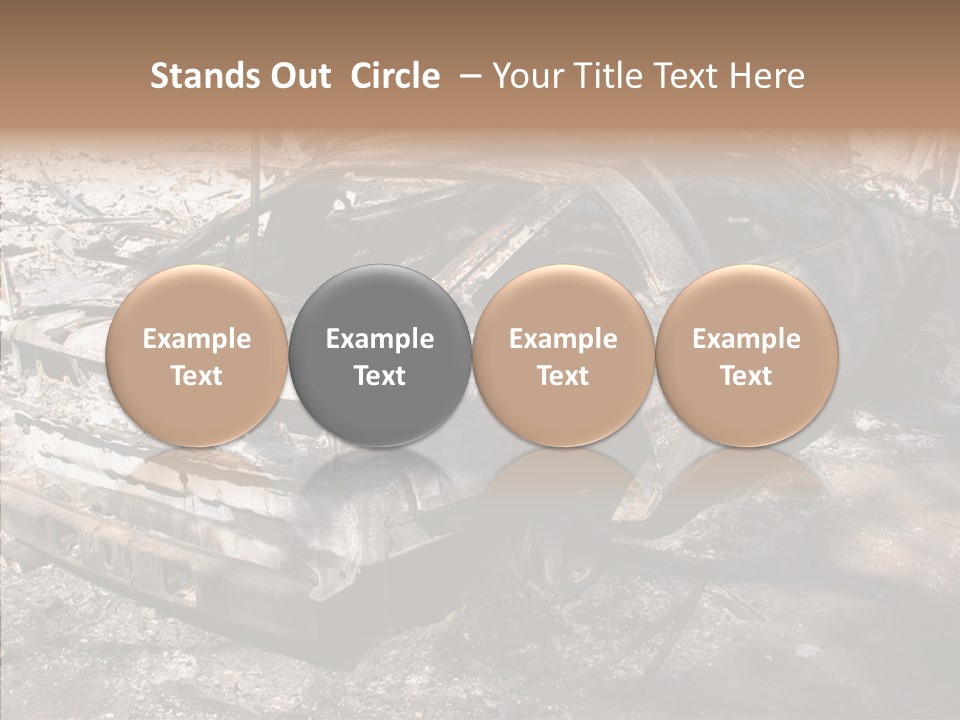 Hero God Bless You Smoke PowerPoint Template