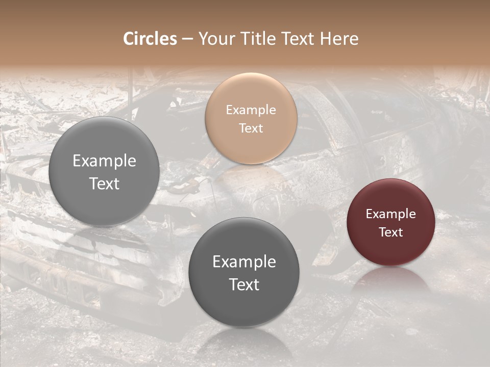 Hero God Bless You Smoke PowerPoint Template