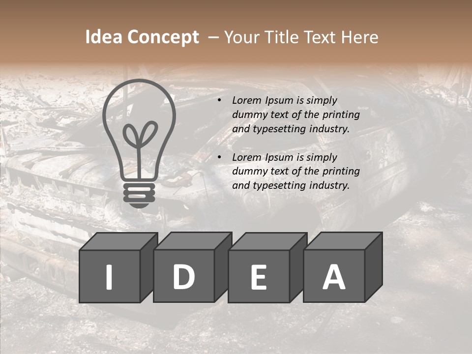 Hero God Bless You Smoke PowerPoint Template