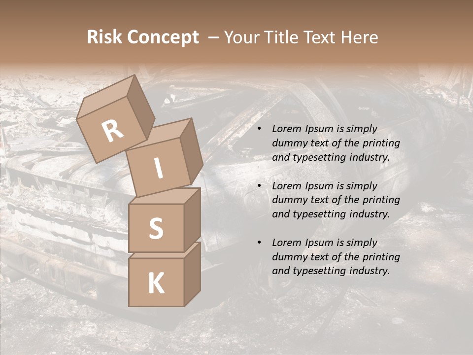 Hero God Bless You Smoke PowerPoint Template