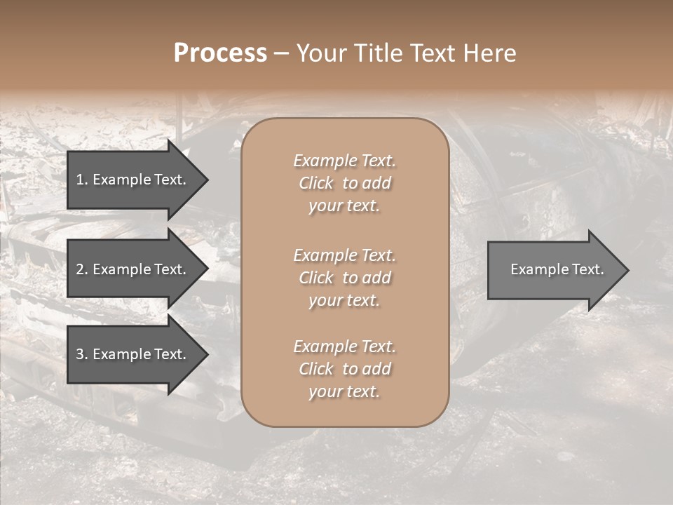 Hero God Bless You Smoke PowerPoint Template