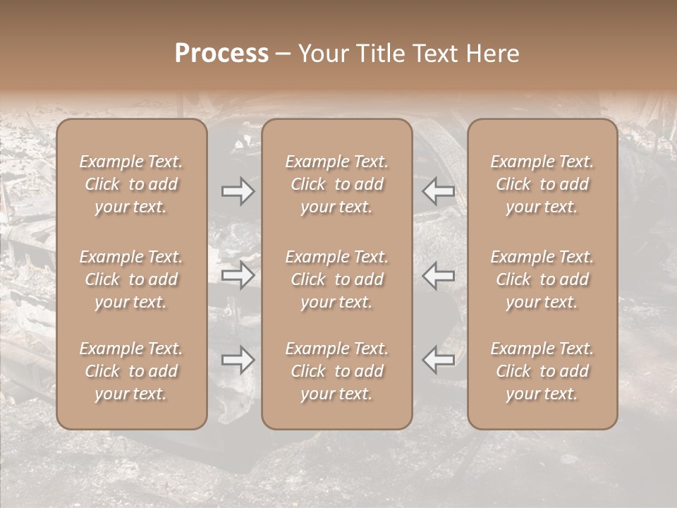 Hero God Bless You Smoke PowerPoint Template