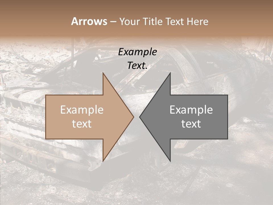 Hero God Bless You Smoke PowerPoint Template