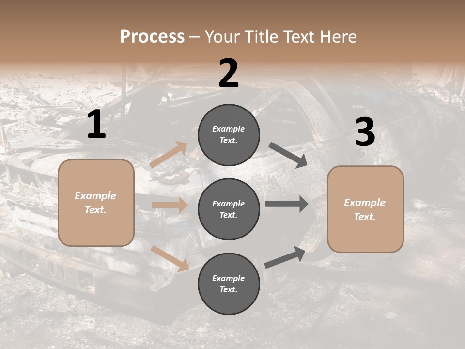 Hero God Bless You Smoke PowerPoint Template