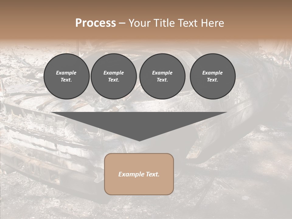 Hero God Bless You Smoke PowerPoint Template