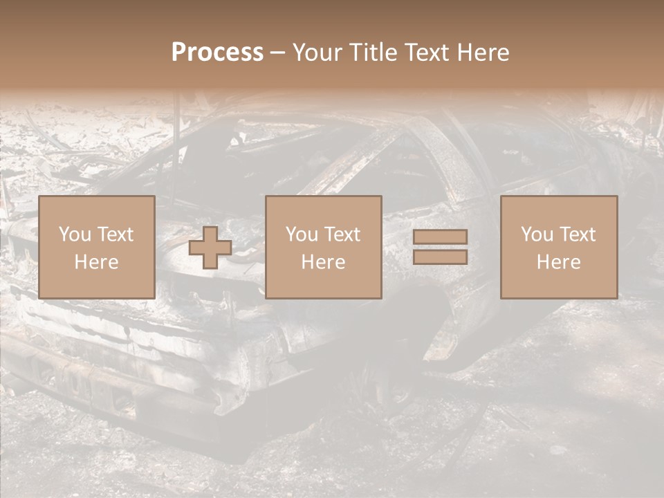 Hero God Bless You Smoke PowerPoint Template